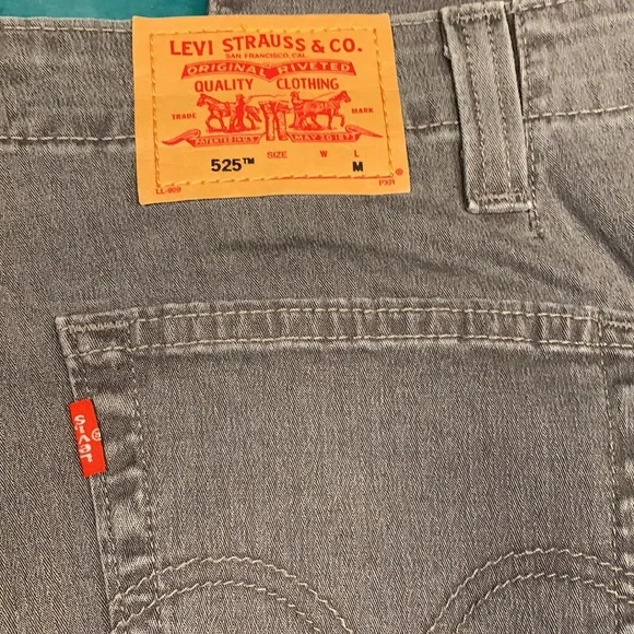 NWOT Gray Levi’s Downtowner Midrise Stretch Boot Cut Jeans - Picture 6 of 7